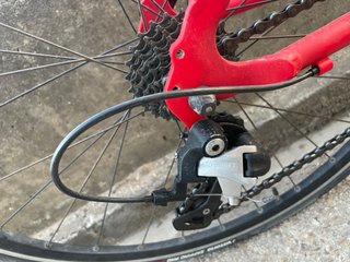 Bicicleta carretera Btwin Triban 500 Roja talla L