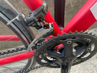 Bicicleta carretera Btwin Triban 500 Roja talla L