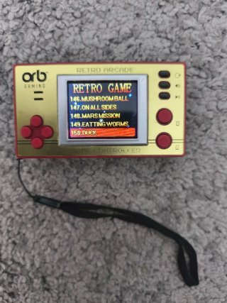 Consola Orb Gaming Retro Pocket Games 150 en 1.