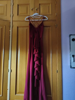 Vestido de fiesta rojo largo