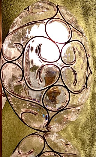 2 Lámparas de Pared Venecianas Murano Vintage