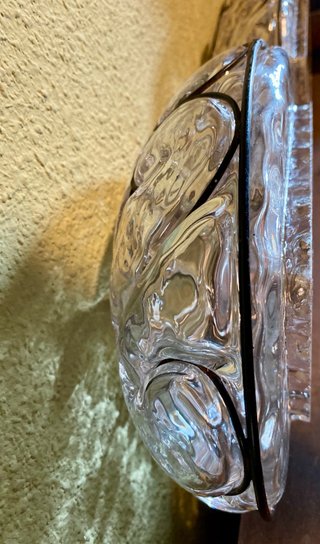 2 Lámparas de Pared Venecianas Murano Vintage