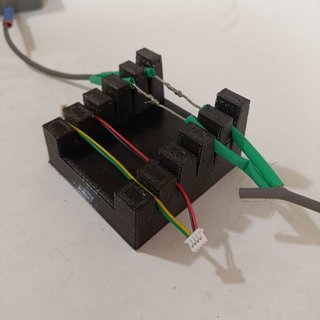 Soporte para soldar cables