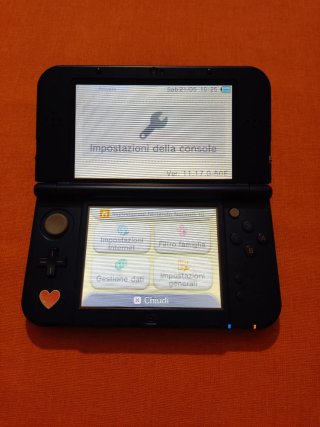New Nintendo 3DS XL blu (non legge i videogiochi)