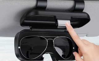 Funda gafas coche negra