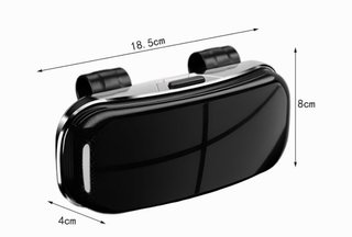 Funda gafas coche negra