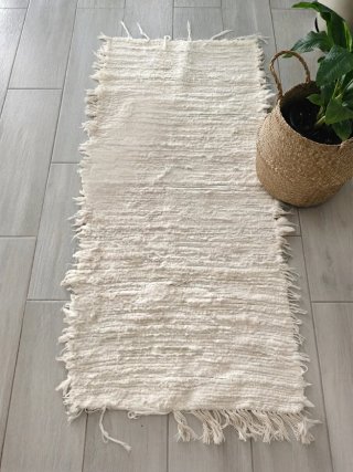 Alfombra decorativa tela Algodón reciclado