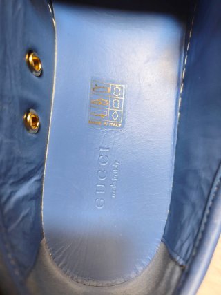 Zapatos Gucci Azul