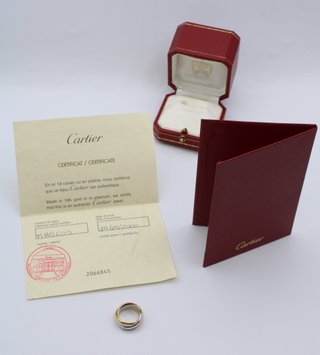 Anillo Cartier Trinity Documentación