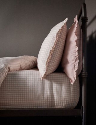 Juego 8 Piezas Ropa de Cama Rosa