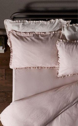Juego 8 Piezas Ropa de Cama Rosa