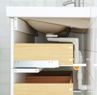 Mueble de baño TÄNNFORSEN blanco