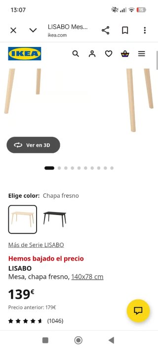 MESA DE COMEDOR LISABO