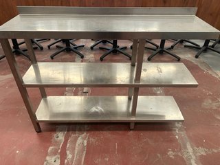 Mesa de aluminio industrial.