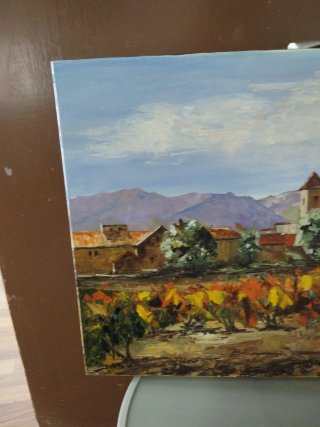 Pintura al óleo paisaje 60x50 cm