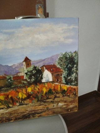 Pintura al óleo paisaje 60x50 cm