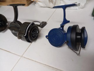 2 carretes de pesca vintage