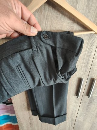 Traje Hombre Fórmula Joven 3 Piezas T46 Gris