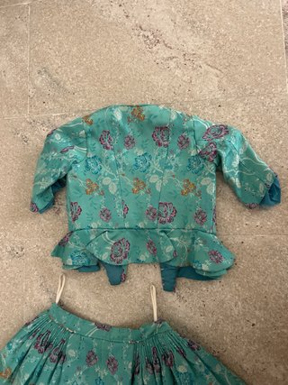 Traje de Fallera Niña Azul