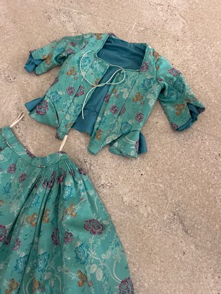 Traje de Fallera Niña Azul