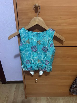Traje de Fallera Niña Azul