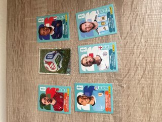 6 Cartas Panini Mundial 2026