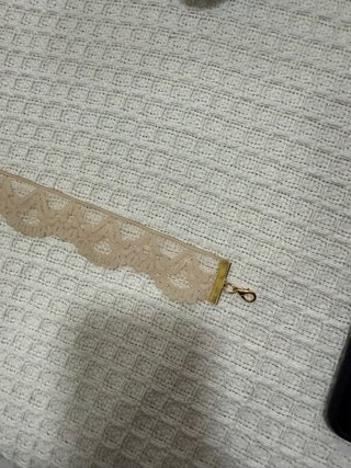 Collar encaje beige Zara