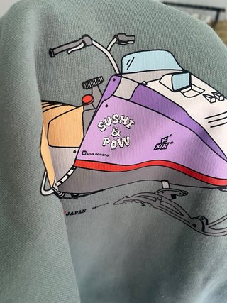 Sudadera Blue Banana verde