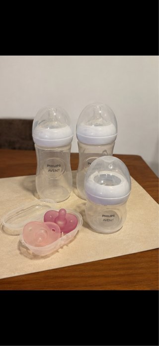 Lote Biberones Philips Avent + Chupetes