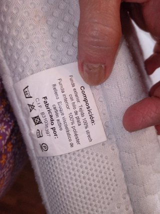 Almohada visco carbón 75 hilos