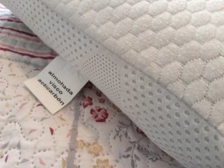 Almohada visco carbón 75 hilos