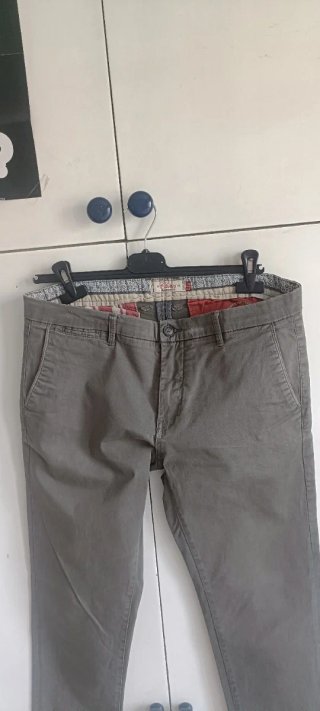 Pantaloni Chino Alcott grigio verde oliva