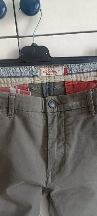 Pantaloni Chino Alcott grigio verde oliva
