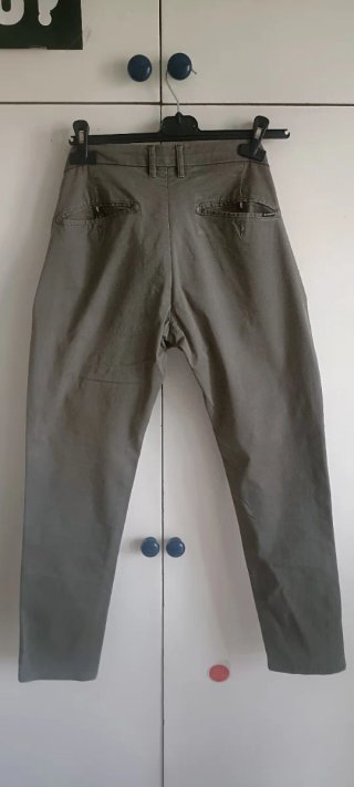 Pantaloni Chino Alcott grigio verde oliva