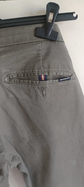 Pantaloni Chino Alcott grigio verde oliva