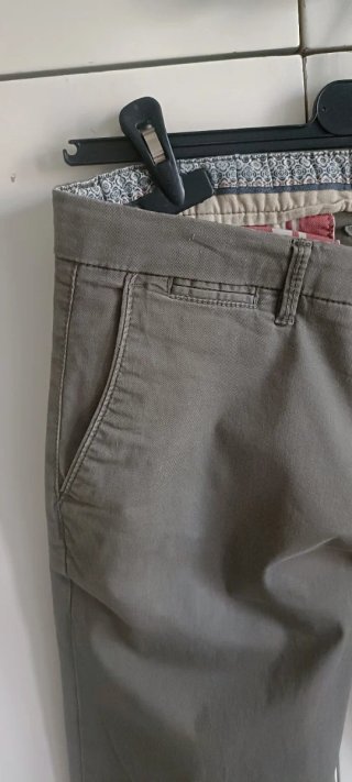 Pantaloni Chino Alcott grigio verde oliva