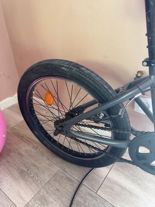 Bicicleta BMX gris