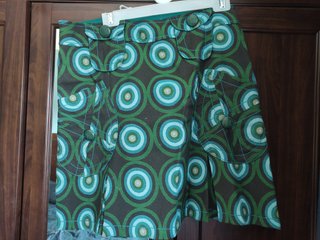 Falda Desigual Talla 44 Estampado Círculos