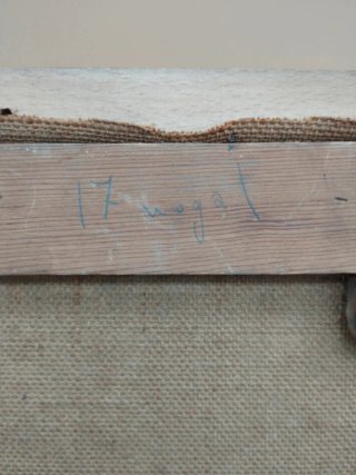 Cuadro Óleo Virgen Niño Firmado Martínez-Jordá