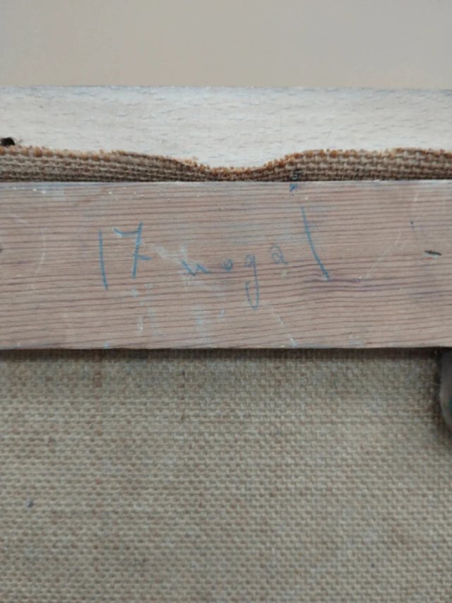Cuadro Óleo Virgen Niño Firmado Martínez-Jordá