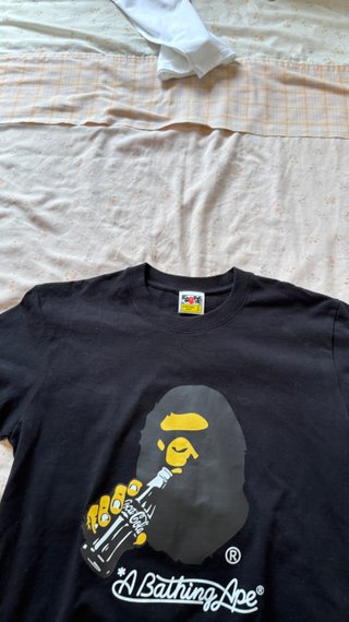 Camiseta A Bathing Ape Negra