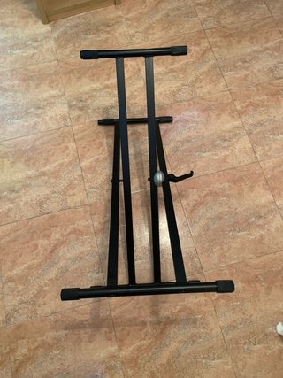 Soporte Piano/Teclado Plegable Negro