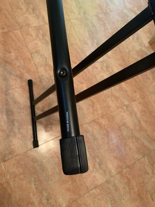 Soporte Piano/Teclado Plegable Negro