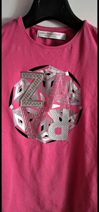 Camiseta Zara Collection Rosa