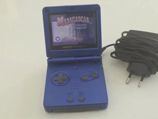 Nintendo Game Boy Advance SP Azul + Cargador