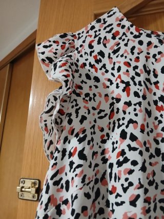 Vestido corto estampado