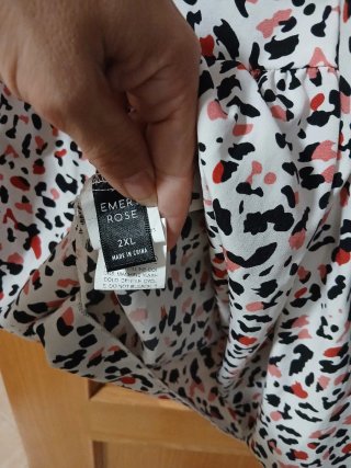 Vestido corto estampado