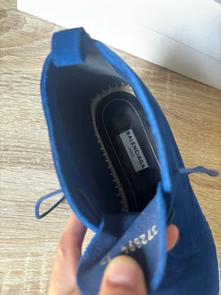 Botines ante azul marino sin estrenar T.37