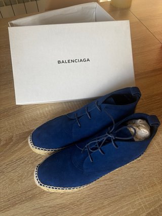 Botines ante azul marino sin estrenar T.37