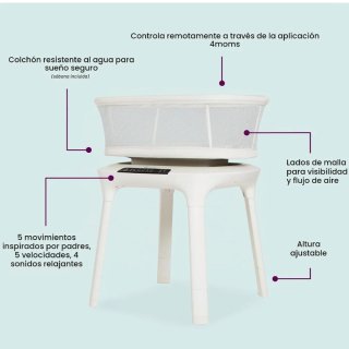 Cuna mamaRoo sleep BASSINET para bebés